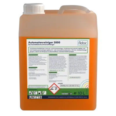 produkt Bild von Automatenreiniger 2000 auf durchsichtiegen Hintergrund