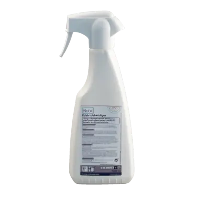 produkt Bild von Edelstahlreiniger auf durchsichtiegen Hintergrund