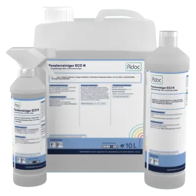 produkt Bild von Fensterreiniger Eco N auf durchsichtiegen Hintergrund
