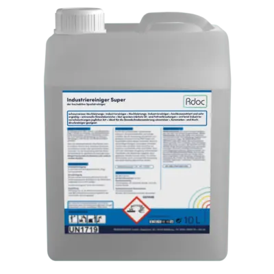 produkt Bild von Industriereiniger Super auf durchsichtiegen Hintergrund