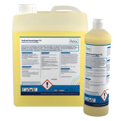 produkt Bild von Industriereiniger V+ auf durchsichtiegen Hintergrund