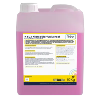 produkt Bild von K 603 Klarspüler Universal auf durchsichtiegen Hintergrund