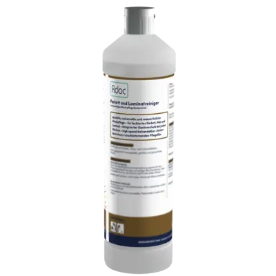 produkt Bild von Parkett und Laminatreiniger auf durchsichtiegen Hintergrund