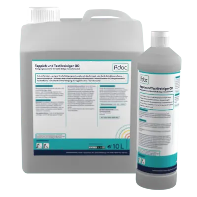 produkt Bild von Teppich und Textilreiniger auf durchsichtiegen Hintergrund