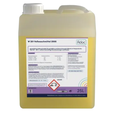 produkt Bild von W 201 Vollwaschmittel 2000 auf durchsichtiegen Hintergrund